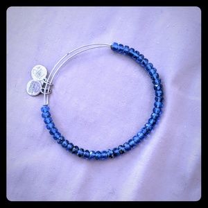 Alex and Ani blue beaded bracelet